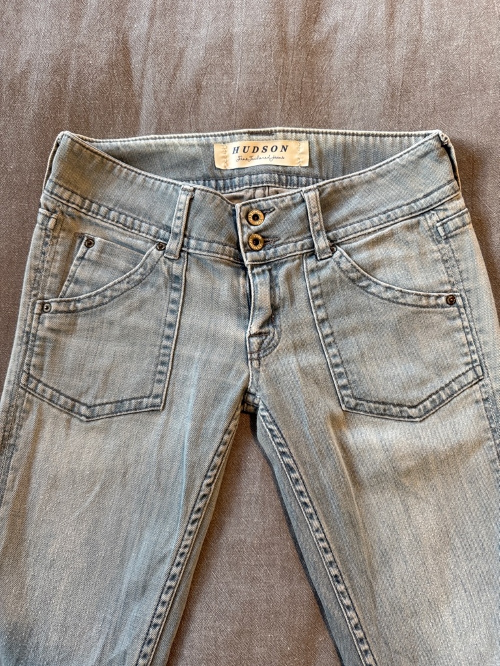 Hudson Jeans Light Blue Flare Jeans - Picture 5 of 6